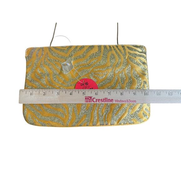 VTG Gold Sequin Clutch Handbag Purse Night Out Party Birthday Princess NWT - Picture 6 of 9
